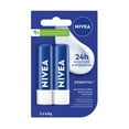 thumbnail image 1 of NIVEA Soin des Lèvres Essentiel, Hydratation 24 H, Enrichi de Beurre de Karité et de 5 Huiles Hydratantes Lot de 2, 1 of 8