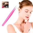 thumbnail image 4 of Eyelash Extension Tweezers - Straight Tweezers False Eyelash Grafting Tweezers With Storage Box Tip Eyelash Extension Tweezers Eyelashes Tweezers For False Eyelash Grafting, 4 of 8