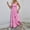 Pink Womens Summer Dress, variant on Cyber&Monday Deals Werulen Smocked Tiered Sundresses for Women, Spaghetti Strap Long Summer Maxi Dresses for Women Sleeveless Loose Boho Dresses