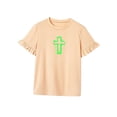 thumbnail image 3 of Camiseta de mujer clásica de verano con cuello redondo para deportes, viajes, compras SG, 3 of 7
