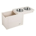 thumbnail image 5 of New Age Pet® ECOFLEX® Piedmont Elevated Dog Feeder, Two 32 ounce Bowl Design and Storage, 5 of 12
