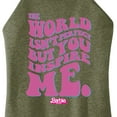 thumbnail image 3 of Barbie the Movie - You Inspire Me - Juniors High Neck Tank Top, 3 of 5