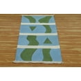 thumbnail image 3 of Casavani Handwoven Blue Cotton Dhurrie Bed Room Living Room Dining Room Kitchen Carpets 9x15 feet, 3 of 5