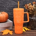 thumbnail image 3 of Way To Celebrate 31.6 oz Orange Acrylic Pumpkin Tumbler, 3 of 6
