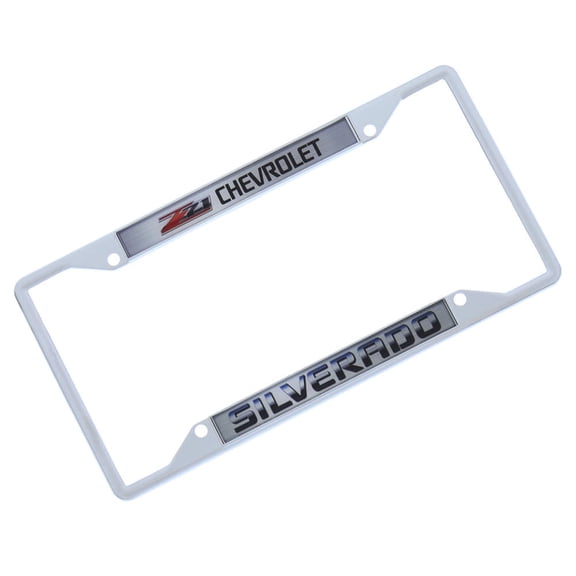 Chevrolet Z71 Silverado License Plate Frame (Black)