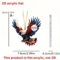 thumbnail image 4 of Nkmbld 4th of July Hanging Ornaments Eagle Independence Day Decorations Acrylic Hanging Pendants for Party Wall Decoration Accessories, 4 of 8