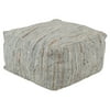 Surya Anthracite Cubic Pouf