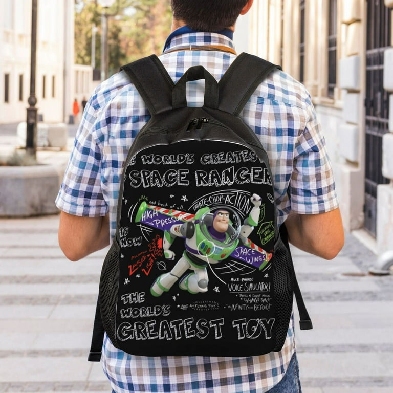 Buzz Lightyear Anime Backpack Cartoon Travel Bags 3D Printed Casual Daypacks Multipurpose Backpacks Walmart