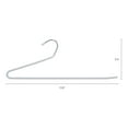 thumbnail image 2 of REGALWOVEN 10 Pcs Metal Clothes Hangers, Open-Ended Pants Hangers for Closet, Non-Slip Hangers for Pants, Trouser, Blankets, and Jeans Gray, 2 of 6