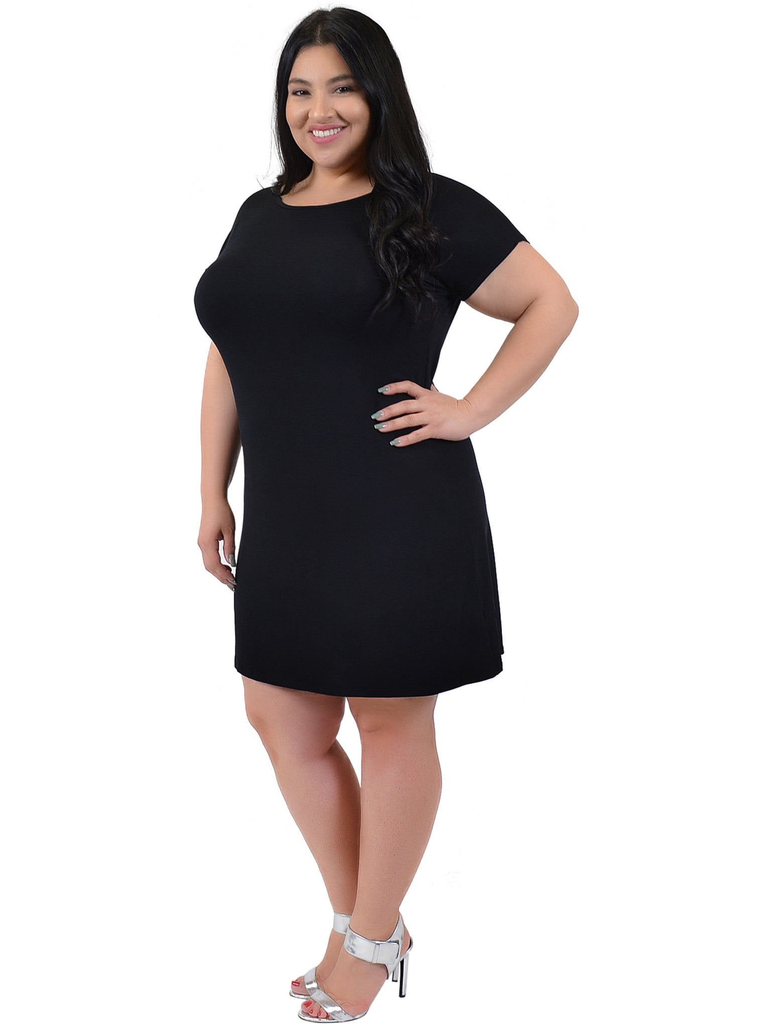black shift dress size 22