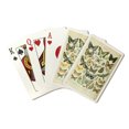 thumbnail image 1 of Butterflies, A, Vintage Bookplate, Adolphe Millot Artwork, Lantern Press, Premium Playing Cards, 52 Card Deck with Jokers, USA Made, 1 of 5
