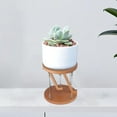 thumbnail image 3 of Tensegrity Table Toy Tensegrity Structure Floating Table for Office Bedroom Light Brown, 3 of 6