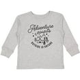 thumbnail image 3 of Inktastic Adventure Awaits Outside in Nature with Tent and Mountains Boys or Girls Long Sleeve Toddler T-Shirt, 3 of 5