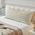 thumbnail image 4 of Green Palm Tree Body Pillow Cover 20 x 60 Inch Decorative Pillow Cover Summer Tropical Botanical Plants Vintage Lumbar Pillowcase Seasonal Rectangle Cushion Case for Couch Sofa Bed Living Room, 4 of 9