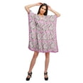 thumbnail image 2 of Moomaya Robe Courte de Caftan de Plage, Robe de Couverture Imprimée, Kaftan pour Femmes, Tenue de Plage, Couverture, 2 of 4