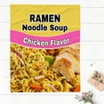 thumbnail image 6 of Ramen Noodle Soup Chicken Flavor Throw Blanket Super Soft Flannel Blanket Home Decor - Plush Lightweight Fuzzy Cozy Blanket for Couch Sofa Bed All Season,-Kids/Throw Size Ramen Noodle Soup, 6 of 7