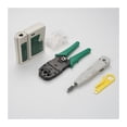 thumbnail image 3 of Ensemble de 8 Pcs/pqt Outils de Réparation de Réseau Testeur RJ45 Pinces à Écraser Traqueur de Câbles Portable et Trousse de Pince à Écraser Sac, Multifonction, 3 of 7