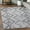 Beige&Creme, variant on Playa Rug Machine Washable Area Rug With Non Slip Backing - Stain Resistant - Eco Friendly - Family and Pet Friendly - Aspen Tribal Moroccan Bohemian Creme&Black Design 2'2''x6'