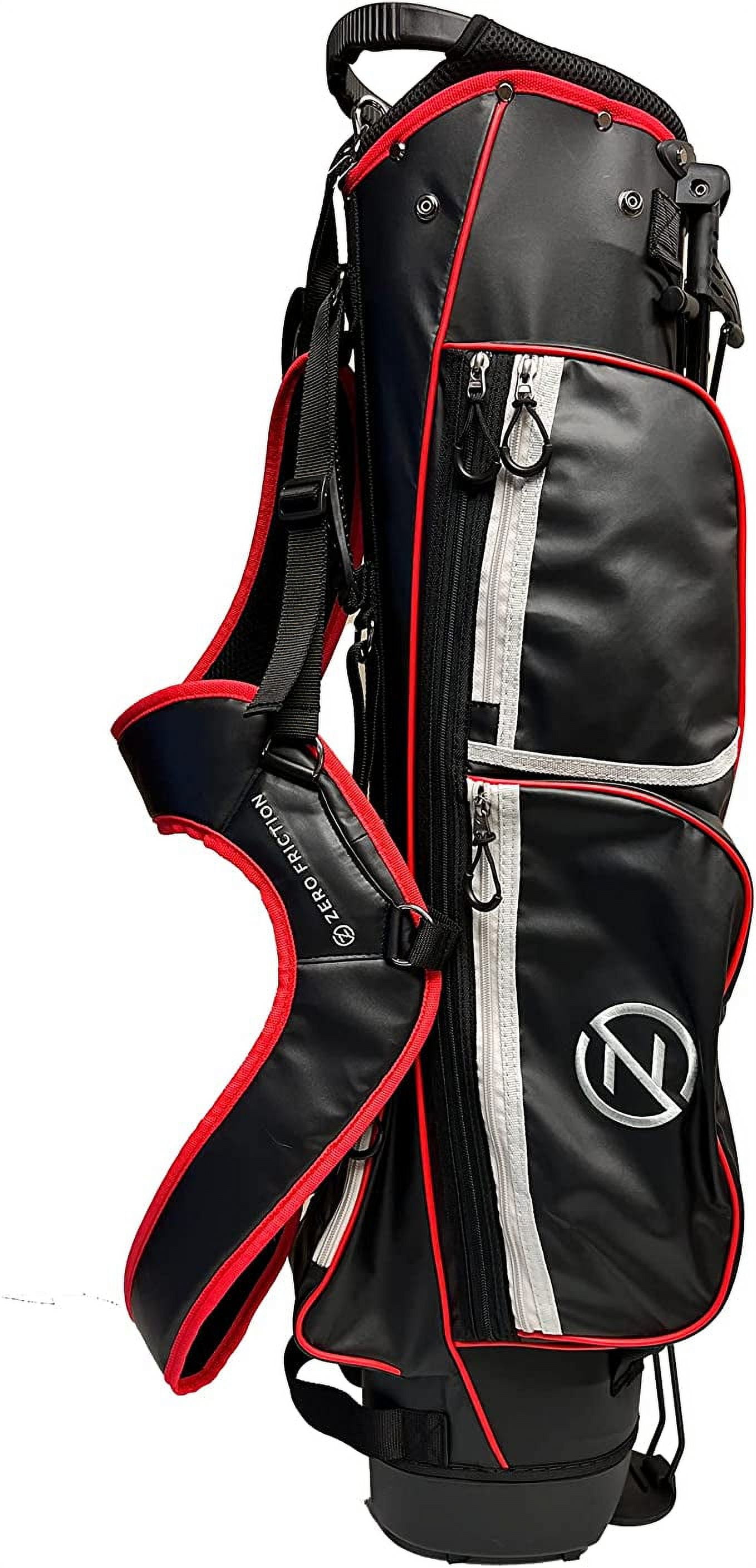 Zero Friction 5 Pocket Golf Pencil Bag - Black