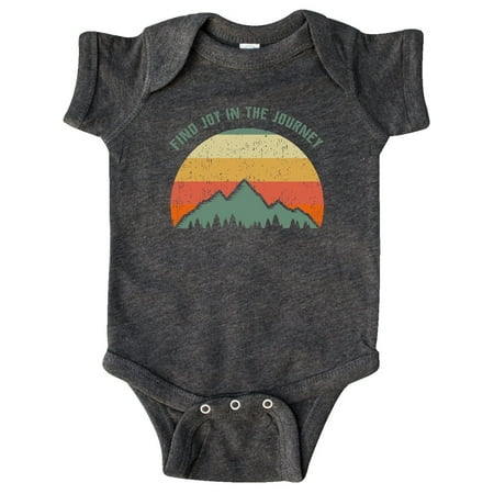 

Inktastic Joy In The Journey Retro Sunset Gift Baby Boy or Baby Girl Bodysuit