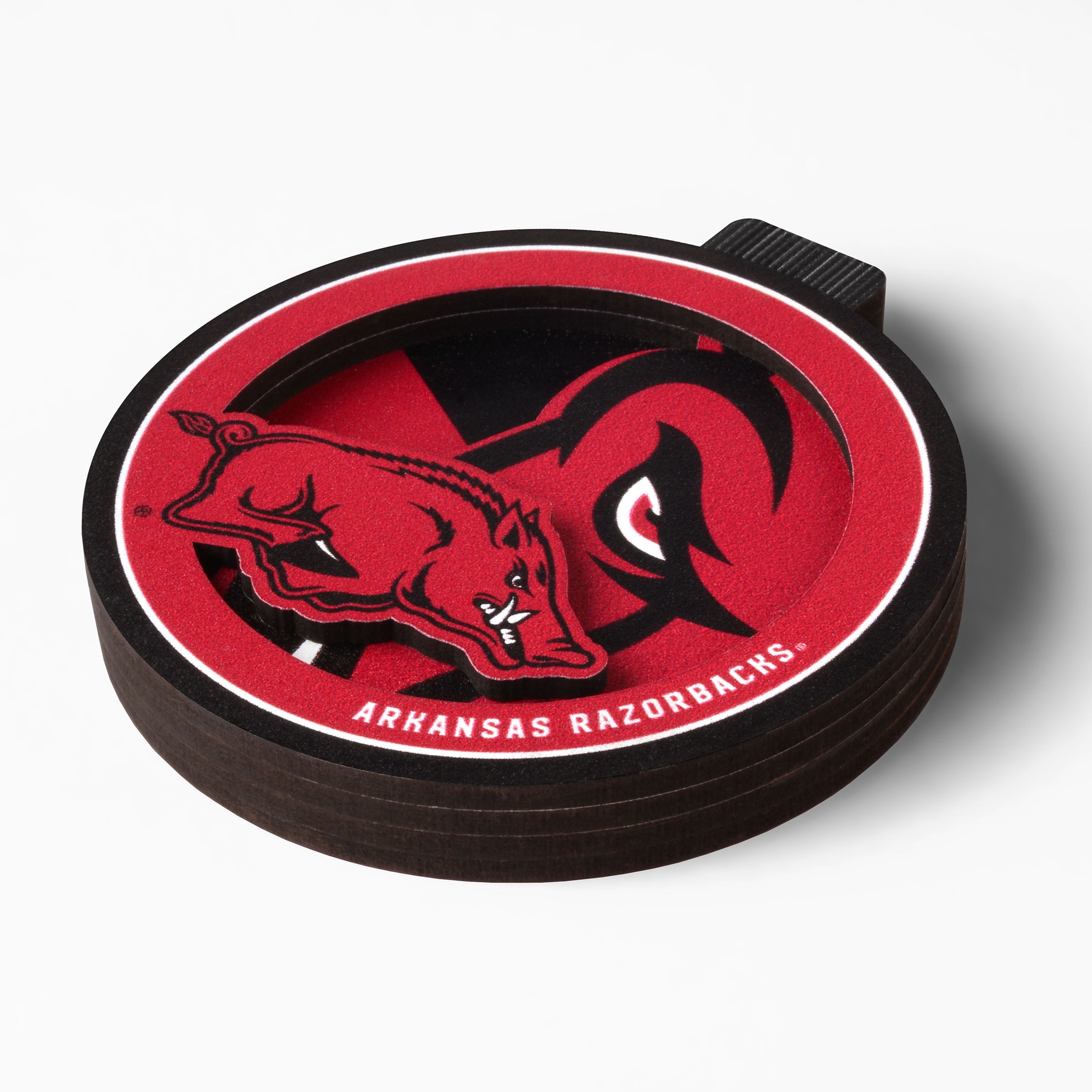 YouTheFan NCAA Arkansas Razorbacks 3D Logo Series Ornament