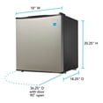 thumbnail image 2 of Avanti 1.7 cu. ft. Compact Refrigerator, in Stainless Steel (AR17T3S), 2 of 4