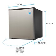 Avanti 1.7 cu. ft. Compact Refrigerator, in Stainless Steel (AR17T3S)