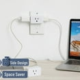 thumbnail image 3 of Bates- Multi Plug Outlet Extender, 2 Pack, White, 3 Way Plug Adapter, Multi Plug Wall Outlet Splitter, Multiplug Wall Outlet, Multi Wall Plug Outlet, Wall Multi Plug Outlet, Multi Plug Adapter, 3 of 6
