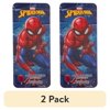 (2 pack) Galerie Spider-Man Lenticular Tin with Lollipops, Dairy-Free 1.69 oz
