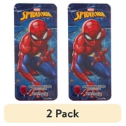 (2 pack) Galerie Spider-Man Lenticular Tin with Lollipops, Dairy-Free 1.69 oz