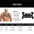 thumbnail image 5 of JOCKMAIL Mens Harness Mens Mesh Crop Top Body Chest Muscle Tops Harness Men Shoulder, 5 of 7