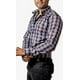 thumbnail image 3 of Camisa Hombre Casual Cuadros Negros, Blancos, Rojos Platino, 3 of 6