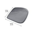 thumbnail image 2 of Gray Honeycomb Gel Seat Cushion for Car & Office Chair - Breathable Pad Comfort Pressure Relief Long Sitting Support Summer Heat Solution Ventilated Design, 2 of 5