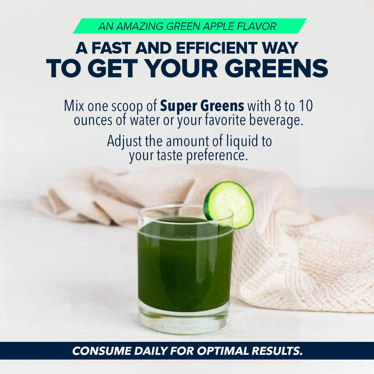 NF Sports Super Greens Beet Infused Superfood Powder–Organic Green Superfoods, Protein, Antioxidants & Probiotics, Supports Healthy Blood Pressure, Digestion & Energy Boost–30 Servings(Green Apple)