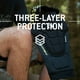 thumbnail image 3 of Rodilleras G-Form Pro-Rugged 2 MTB de compresión negras para adultos, 3 of 7