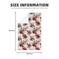 thumbnail image 2 of Sikiie Rose Flowers Waffle Weave Kitchen Dish Cloth,Super Absorbent Kitchen Dish Towels 16*26 Inches for Dish Rags Washing Dishes, Drying Dishes, 2 of 7
