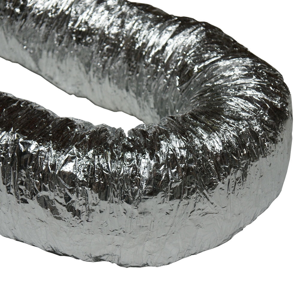 Rubber-Cal "HVAC Insulated-Flex Ducting" Ventilation Duct Hose - 10-Inch by 25-Feet