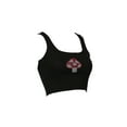 thumbnail image 3 of Women Rhinestone Camisole Y2K Mushroom Pattern Crop Tank, 3 of 6