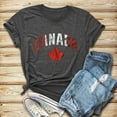 thumbnail image 4 of LUOGENLI T-shirts pour Femmes, Manches Courtes Imprimées, Col Rond, Ample, Gris TG, 4 of 4