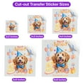 thumbnail image 5 of Watercolor Goldendoodle Happy Birthday Celebration Balloons Gift Party Cutout Transfer Sticker Doodle Dog Lover Gifts Idea Transparent Decal Art Decor - 00028, 5 of 5