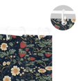thumbnail image 5 of Yayeee Shower Curtain with Hooks 72"x72" Waterproof Fabric Bathroom Hanging Decor, Floral Raspberry Pattern, 5 of 5