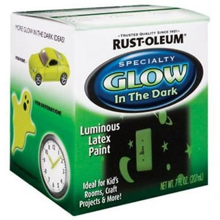 1/2 PT Glow In The Dark Paint Superior Latex Formula Interior Dries Fa Only