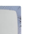 thumbnail image 2 of Ambesonne Winter Fitted Sheet, Wooden Bench Evening, Queen Size, Blue Brown, 2 of 2