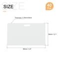 thumbnail image 2 of 40 Pack Blank Cards 30mil ID Cards Blank Plastic Cards White, 2 of 6