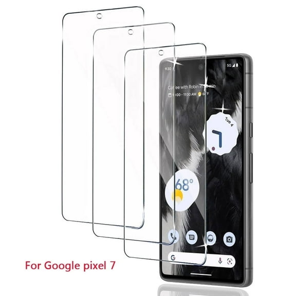 ZYQEEE HD Screen Protector Compatible for Google Pixel 7 5G - 6.3", Anti-Scratch Tempered Glass Film, Bubble-Free, Easy Install, 3 Pack