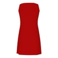 thumbnail image 6 of Ashirexll Sundresses for Women, Flowy Dresses for Women, Fashion Casual Solid Color V-Neck With Side Pockets and Long Dress, 6 of 7