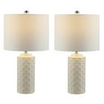 thumbnail image 6 of SAFAVIEH Artef 24 in. Ancient Motifs Table Lamps, Ivory, Set of 2, 6 of 8
