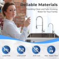 thumbnail image 2 of Water Filter Purifier Faucet European Style, Non Air Gap, Brushed Nickel Finish, 2 of 7