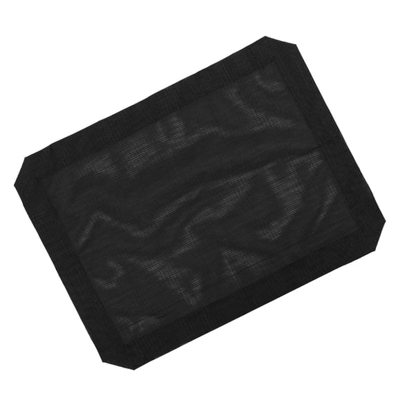 KONTONTY Replacement Cover Elevated Dog Bed Black Mesh Fabric Durable for Outdoor Use 1Pcs