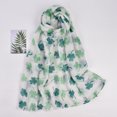 thumbnail image 2 of HNMKIU Wraps Irish Saint Classic Pattern Printed Long Scarf Women's Shawl Wrap White,A, 2 of 6